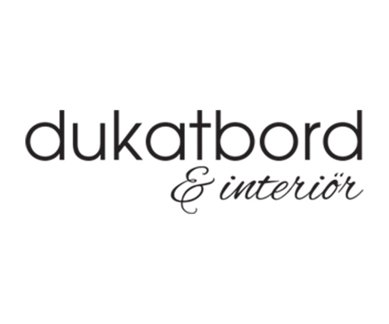 Dukat bord & interiör logo